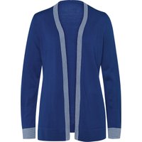 Sieh an! Damen Cardigan royalblau-weiß von Sieh an!