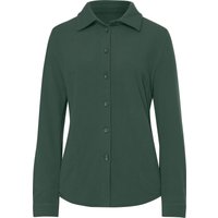 Sieh an! Damen Fleece-Bluse moos von Sieh an!