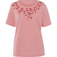 Sieh an! Damen Kurzarm-Shirt, rosenquarz-anthrazit von Sieh an!