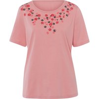 Sieh an! Damen Kurzarm-Shirt rosenquarz-anthrazit von Sieh an!