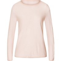 Sieh an! Damen Langarm-Pullover hellrosé-ecru von Sieh an!