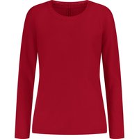 Sieh an! Damen Langarm-Pullover rot von Sieh an!