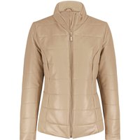 Sieh an! Damen Lederimitatjacke beige von Sieh an!