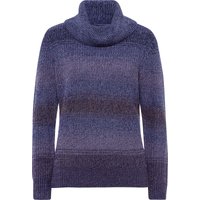 Sieh an! Damen Rollkragenpullover feige-cognac-gemustert von Sieh an!