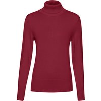 Sieh an! Damen Rollkragenpullover kirsche von Sieh an!