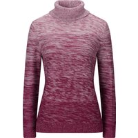 Sieh an! Damen Rollkragenpullover malve-ecru-meliert von Sieh an!