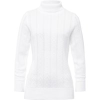 Sieh an! Damen Rollkragenpullover weiß von Sieh an!