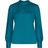 Sieh an! Damen Satin-Bluse aquapetrol von Sieh an!