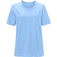 Sieh an! Damen Schlafanzug-Shirt himmelblau von Sieh an!