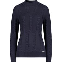 Sieh an! Damen Stehkragenpullover marine von Sieh an!