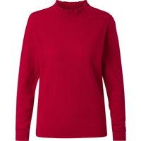 Sieh an! Damen Stehkragenpullover rot von Sieh an!