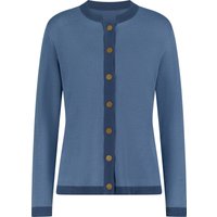 Sieh an! Damen Strickjacke mittelblau von Sieh an!