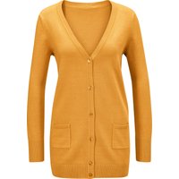 Sieh an! Damen Strickjacke ocker von Sieh an!