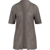 Sieh an! Damen Strickjacke taupe von Sieh an!