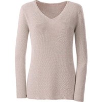 Sieh an! Damen Strickpullover beige-meliert von Sieh an!