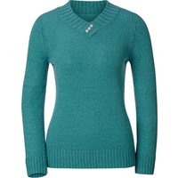 Sieh an! Damen V-Ausschnitt-Pullover wintertürkis von Sieh an!