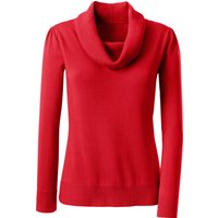 Sieh an! Damen Wasserfallpullover rot von Sieh an!