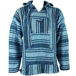 SiestaHerren Kapuzenpullover Blau Hellblau von Siesta