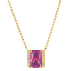 Sif Jakobs Jewellery SJ-N42276-PKCZ-YG Damen-Collier Roccanova X-Grande Goldfarben Pink von Sif Jakobs Jewellery