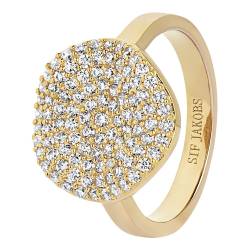 Sif Jakobs Jewellery SJ-R2059-CZ(YG) Damen-Ring Monterosso Vergoldet von Sif Jakobs Jewellery