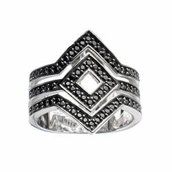 Sif Jakobs Anillo Mujer R11059-BK-56 (Talla 16) von Sif Jakobs