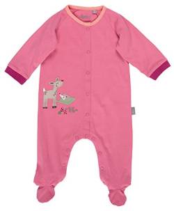 SIGIKID Baby - Mädchen und Jungen Overall, Schlaf-Strampler mit buntem Alloverprint aus Bio-Baumwolle, Größe 056 - 080 von Sigikid