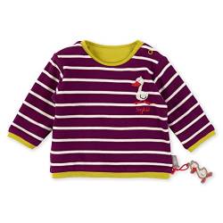 Sigikid Baby-Mädchen Bio-Baumwolle T-Shirt, Lila-gelb/Wendeshirt, 92 von Sigikid