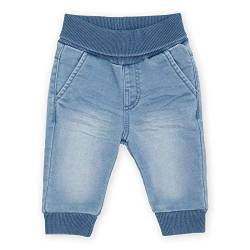 Sigikid Baby - Mädchen Sigikid Baby Piger Sweat Denim med Sigikid-klips, størrelse 062 098 Jeans, Hellblau, 74 EU von Sigikid