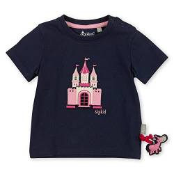 Sigikid Baby-Mädchen T-Shirt, blau/Pferd, 74 von Sigikid