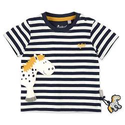 Sigikid Baby-Mädchen T-Shirt , blau-weiß gestreift, 62 von Sigikid