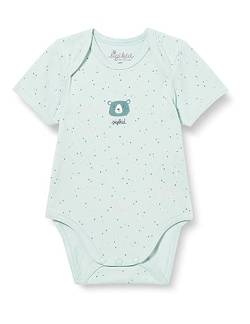 sigikid Unisex Baby Kurzarm aus Bio-Baumwolle für Neugeborene Mädchen & Jungen in den Größen 50 bis 68 Unterwäsche Body für Babys, grün, 56 von Sigikid