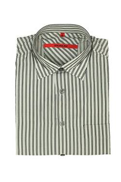 Signum Hemd Freizeithemd Shirt Herren Langarm Kent Kragen Baumwolle Classic Cut, Farbe:weiß, Herrengrößen:S von Signum