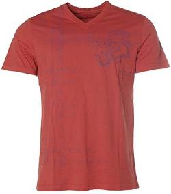 Signum Herren Kurzarm Shirt T-Shirt V-Ausschnitt Ketchup M von Signum