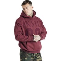 Siksilk Hoodie SikSilk Herren Hoodie DROP SHOULDER RELAXED FIT HOODIE SS-21844 Burgundy Dunkelrot von SikSilk