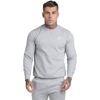 Siksilk Sweater SikSilk Crewneck Herren CREW SWEATER SS-18903 Grey Marl von SikSilk