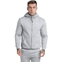 Siksilk Sweater SikSilk Zipper Herren CORE ZIP FUNNEL NECK HOODIE SS-18909 Grey Marl von SikSilk