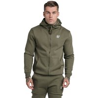 Siksilk Sweater SikSilk Zipper Herren CORE ZIP FUNNEL NECK HOODIE SS-18910 Khaki von SikSilk