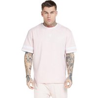 Siksilk T-Shirt SikSilk T-Shirt Herren RAGLAN SWEATER SS-15412 Cloudy Pink von SikSilk