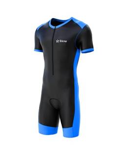 Sikma Herren 2023bssm Skinsuit, schwarz/blau, XXL von Sikma