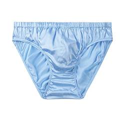 SilRiver Herren Seide Satin Slip Bikini Unterwäsche Bulge Enhancing Panties von SilRiver