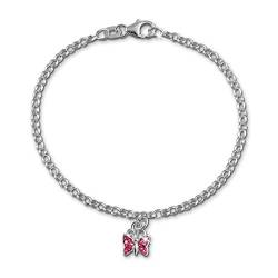 SilberDream Armband rosa Schmetterling Silber Schmuck für Kinder 16cm SDA024 Silber Armband von SilberDream