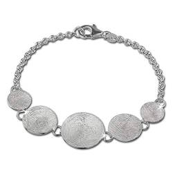 SilberDream Armschmuck 19cm silber Damen-Armband Linse 925 Silber SDA426 Silber Armband von SilberDream