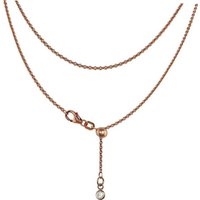 SilberDream Collier SilberDream Collier silber rose Schmuck, Colliers ca. 45cm, 925 Sterling Silber, vergoldet (Roségold 333), Farb von SilberDream