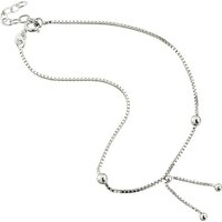 SilberDream Fußkette mit Anhänger SilberDream Damen Fußkette Dangle Kugeln, Damen Fußkette Dangle Kugeln aus 925 Sterling Silber, Farbe: silber von SilberDream