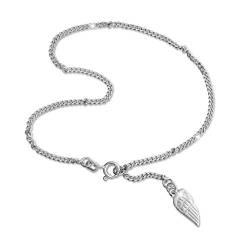 SilberDream Fußschmuck silber Fußkette nickelfrei Flügel Echt Silber D2SDF003 ein schönes Geschenk zu Weihnachten, Geburtstag, Valentinstag für die Frau von SilberDream