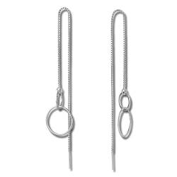 SilberDream Ohrringe Damen-Schmuck 925er Silber Ohrhänger Ringe SDO5692 Silber Ohrhänger von SilberDream