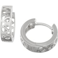 SilberDream Paar Creolen SilberDream Ohrringe 15mm Damen-Schmuck (Creolen), Damen Creolen aus 925 Sterling Silber, Farbe: silber von SilberDream