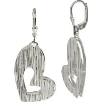 SilberDream Paar Ohrhänger SilberDream Ohrringe Damen-Schmuck 925er (Ohrhänger), Damen Ohrhänger Doppelherz aus 925 Sterling Silber, Farbe: silber von SilberDream