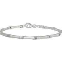 SilberDream Silberarmband SDA4900WX SilberDream 925 Sterling Silber (Armband), Damen Armband (Blatt) ca. 19cm, 925 Sterling Silber, Farbe: silber, we von SilberDream