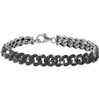 SilberDream Silberarmband SilberDream Armband Glamour 925 Silber (Armband), Damen Armband (Glamour) ca. 18,5cm, 925 Sterling Silber, Farbe: silber von SilberDream